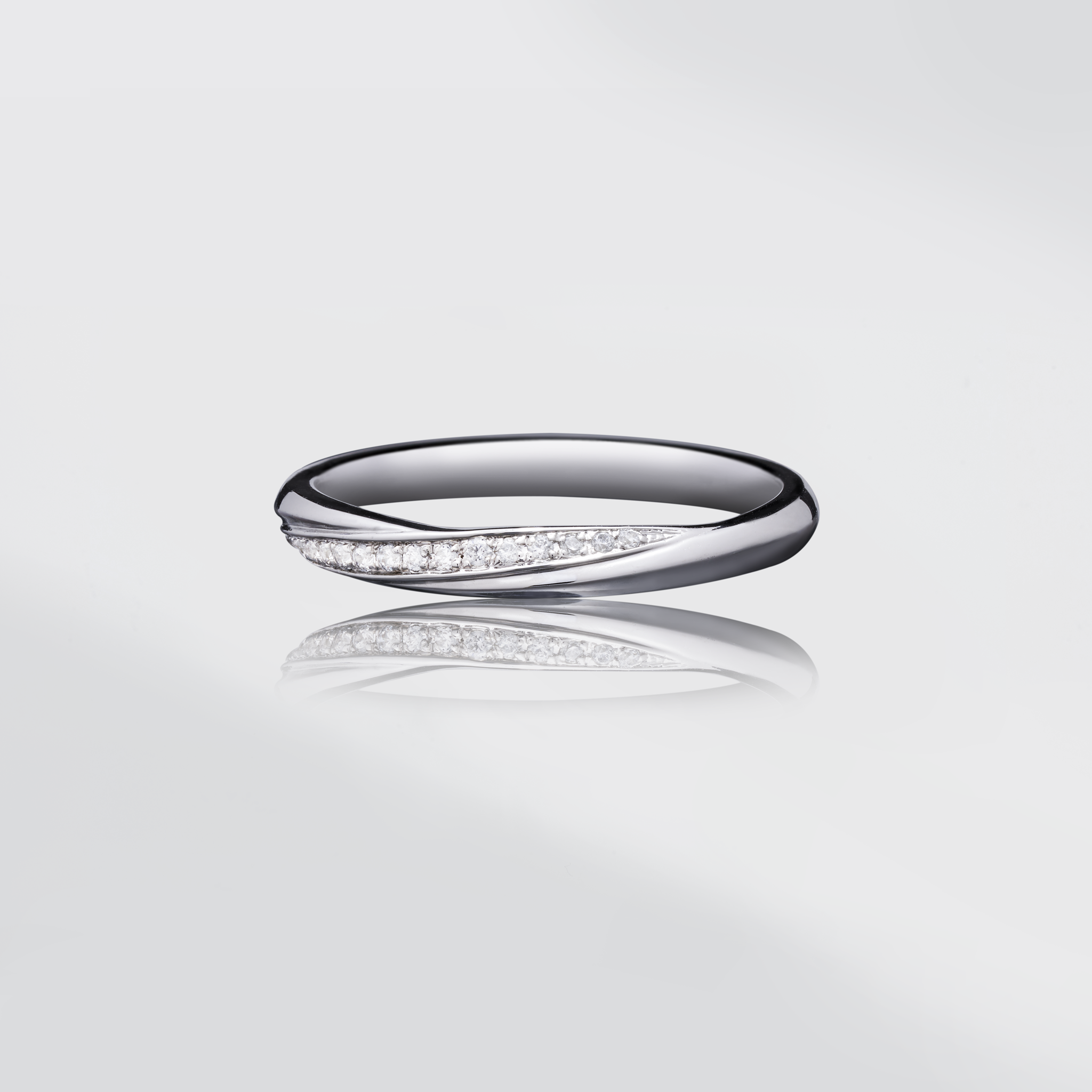 Enfolded Stars ,18K,14K,鑽戒,墜子,對戒,鑽石- ADORA珠寶