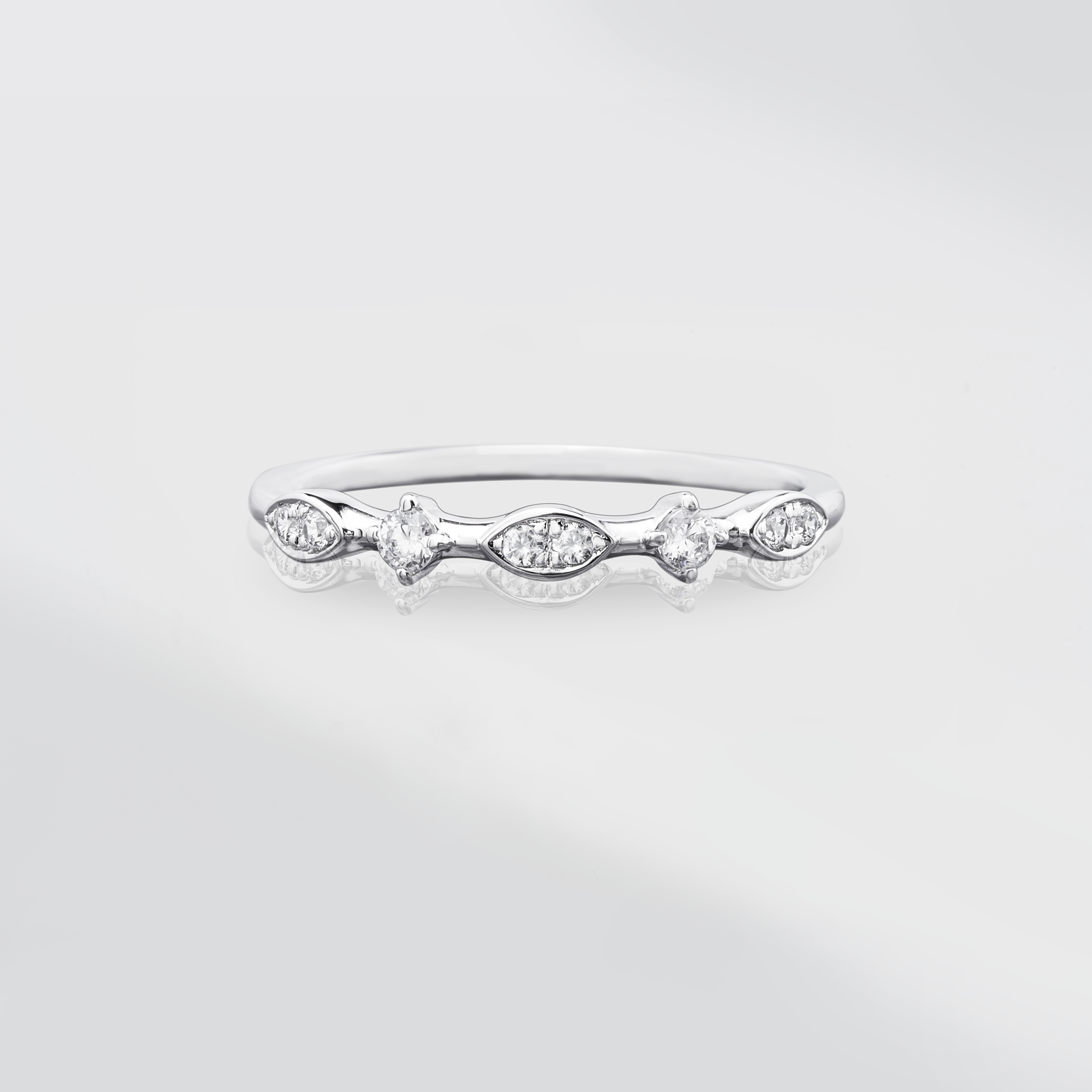 Laurel Eternity ,18K,14K,鑽戒,墜子,對戒,鑽石- ADORA珠寶