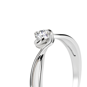 【訂製】 Heart Bloom 心綻 ,18K,14K,鑽戒,墜子,對戒,鑽石- ADORA珠寶