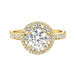 【訂製】鑽戒戒台/0.30CT/0.50CT/AW749 ,18K,14K,鑽戒,墜子,對戒,鑽石- ADORA珠寶