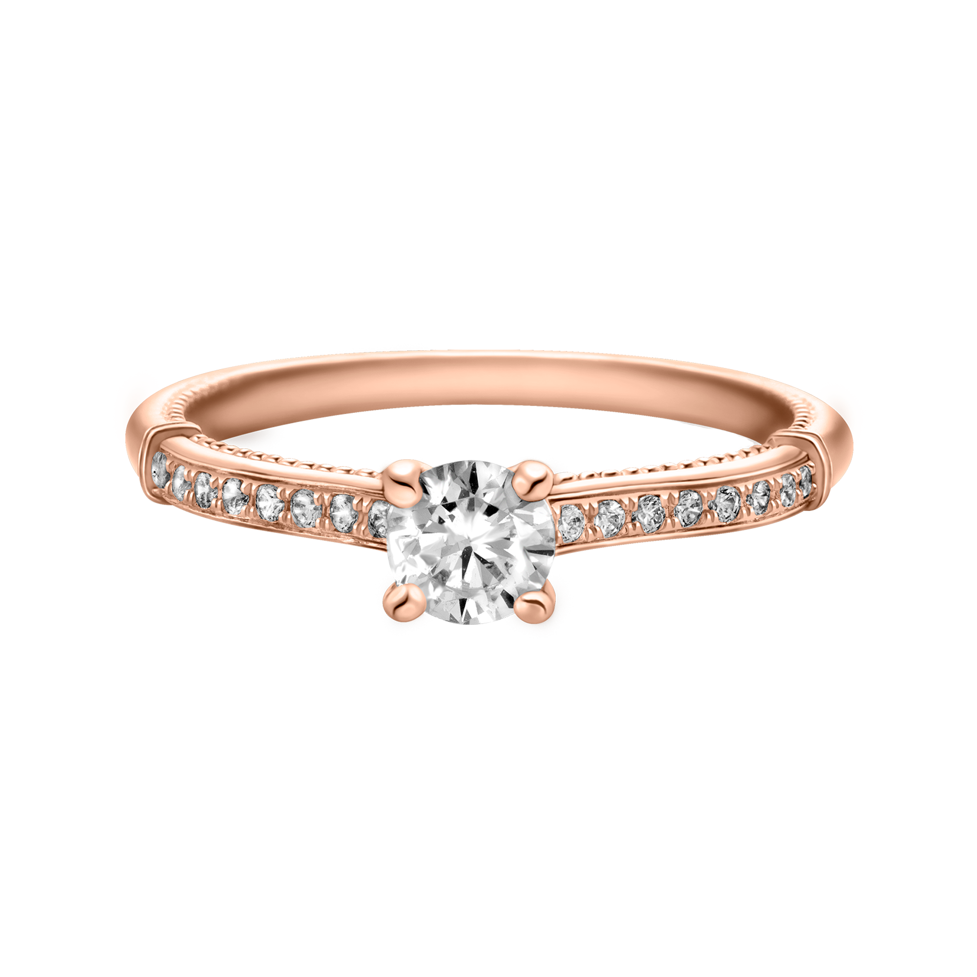 【訂製】鑽戒戒台/0.30CT/0.50CT/AW763 ,18K,14K,鑽戒,墜子,對戒,鑽石- ADORA珠寶