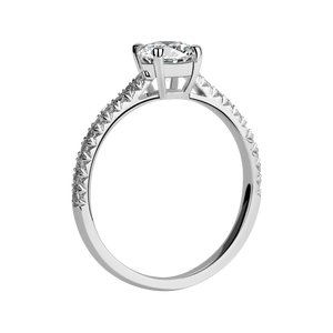 【訂製】鑽戒戒台/0.30CT/AW879 ,18K,14K,鑽戒,墜子,對戒,鑽石- ADORA珠寶