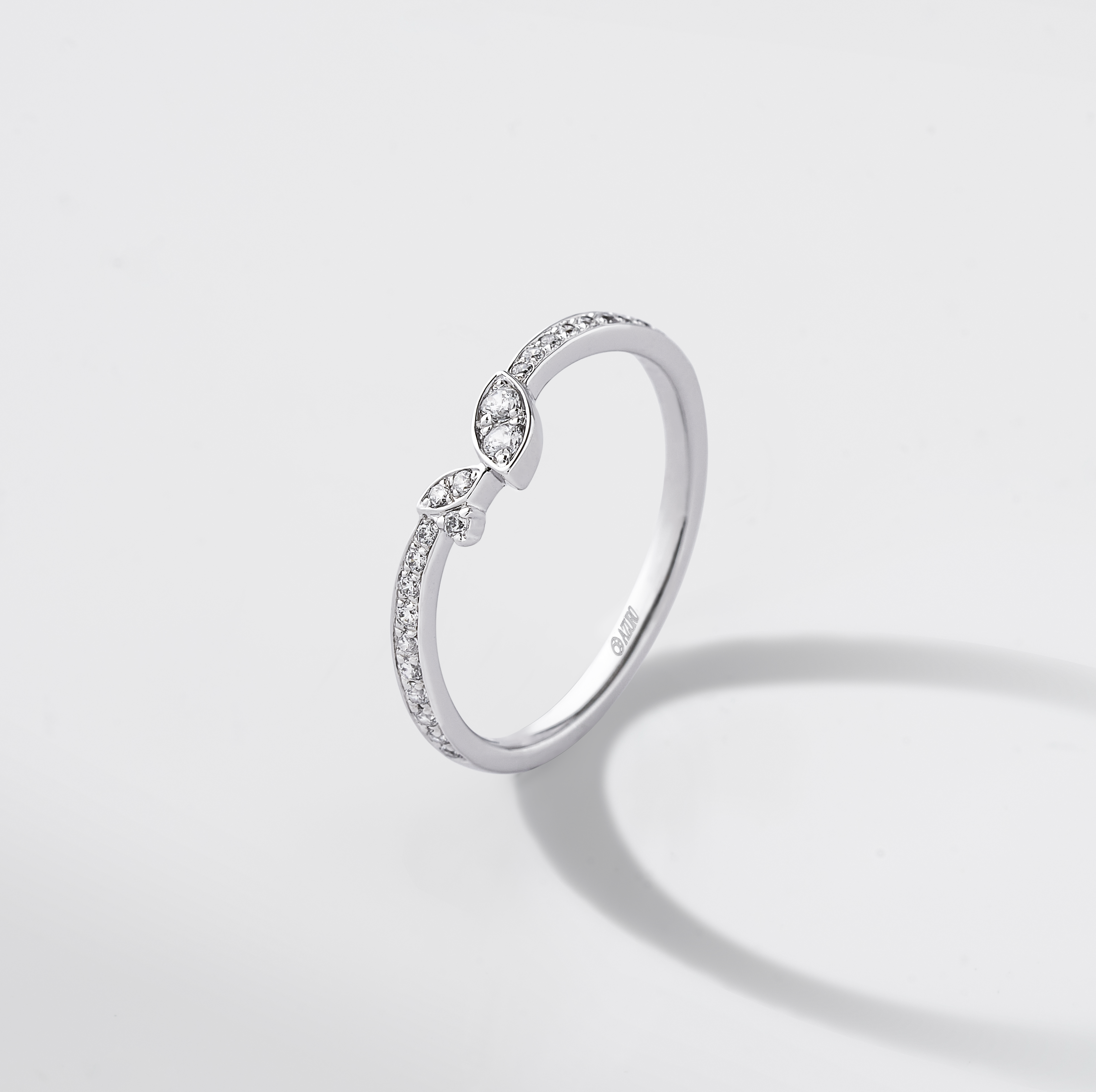 Laurel Blossom ,18K,14K,鑽戒,墜子,對戒,鑽石- ADORA珠寶