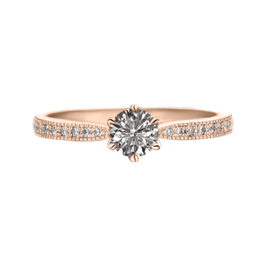 【訂製】鑽戒戒台/0.30CT/0.50CT/AW672 ,18K,14K,鑽戒,墜子,對戒,鑽石- ADORA珠寶