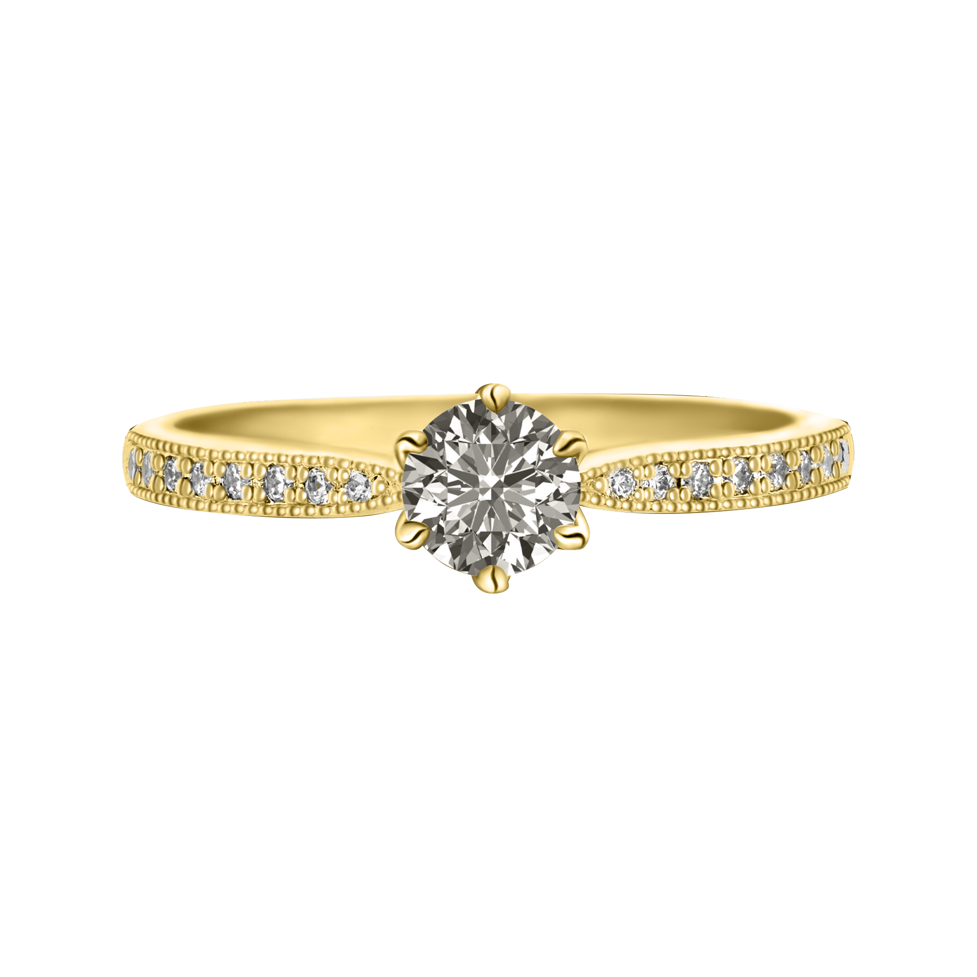【訂製】鑽戒戒台/0.30CT/0.50CT/AW672 ,18K,14K,鑽戒,墜子,對戒,鑽石- ADORA珠寶